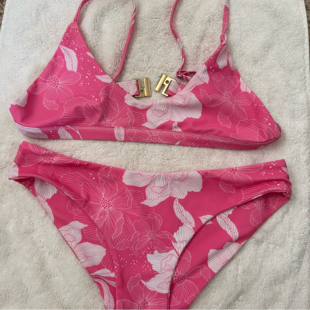 Kulani Kinis Wildberry Bralette Bikini Set